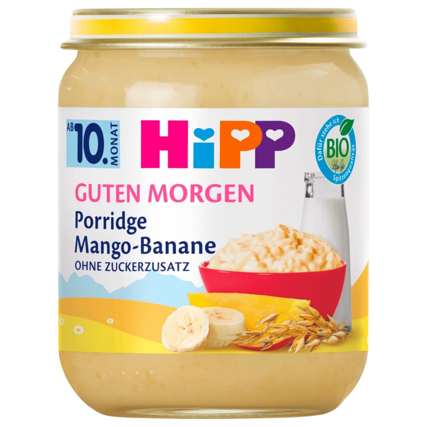 Hipp Bio Frühstücks Porridge Mango-Banane-Haferbrei 160g